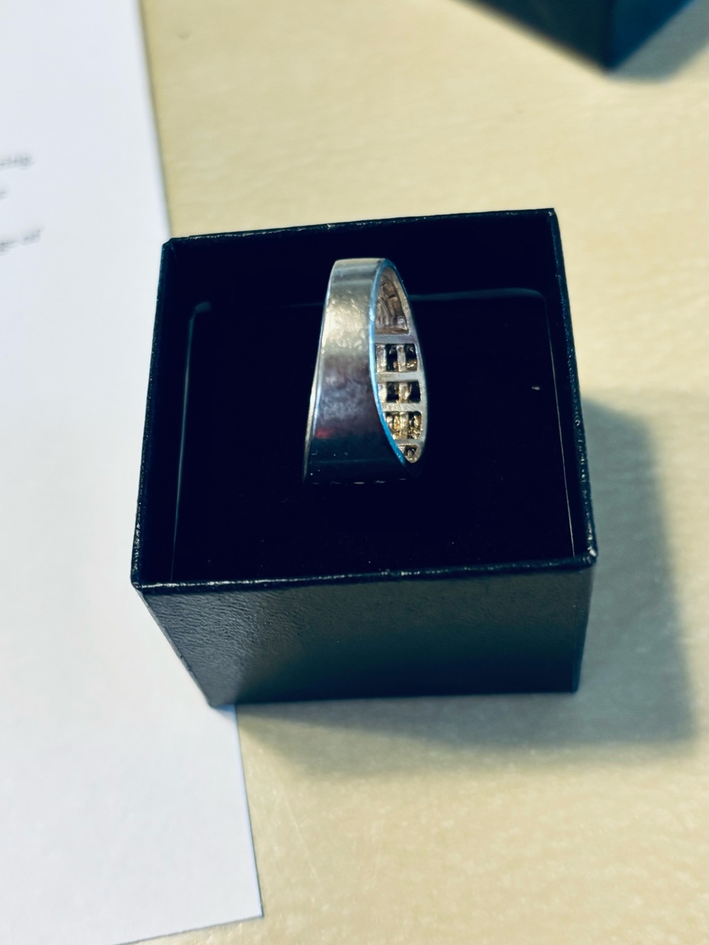 Silver Ring Smart Wearable Accessory - Silver  .925 Size 9 - Picture 7 of 7